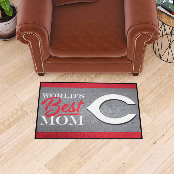 MLB - Cincinnati Reds Starter Mat - World's Best Mom