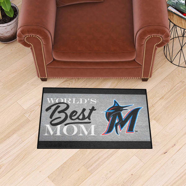 MLB - Miami Marlins Starter Mat - World's Best Mom