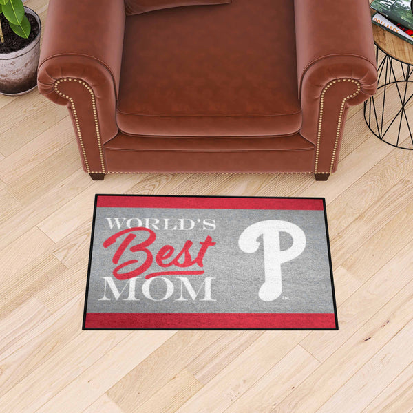 MLB - Philadelphia Phillies Starter Mat - World's Best Mom