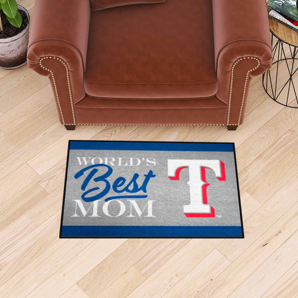 MLB - Texas Rangers Starter Mat - World's Best Mom