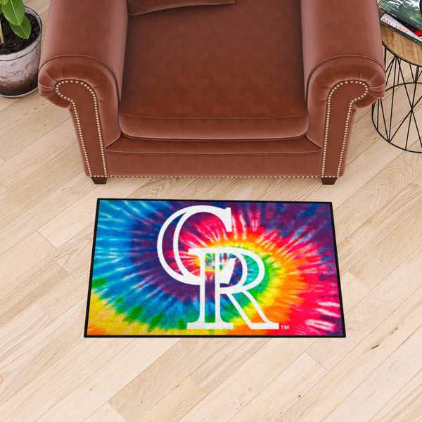 MLB - Colorado Rockies Starter Mat - Tie Dye