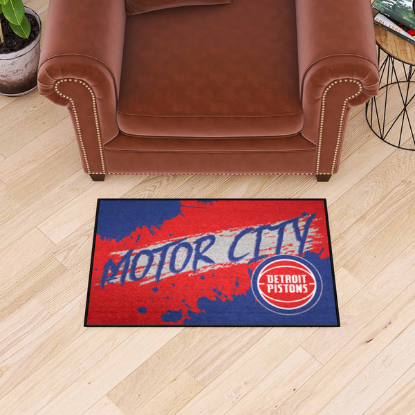 NBA - Detroit Pistons Starter Mat - Slogan