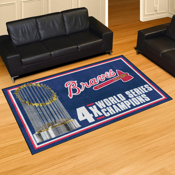 MLB - Atlanta Braves Dynasty 5x8 Rug