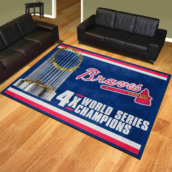 MLB - Atlanta Braves Dynasty 8x10 Rug