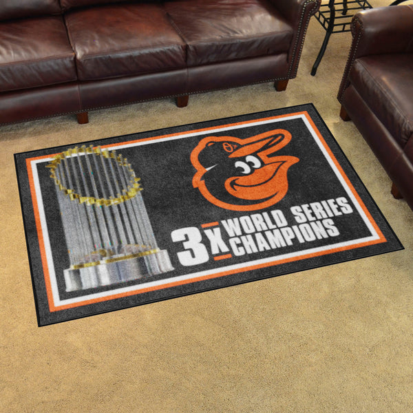 MLB - Baltimore Orioles Dynasty 4x6 Rug