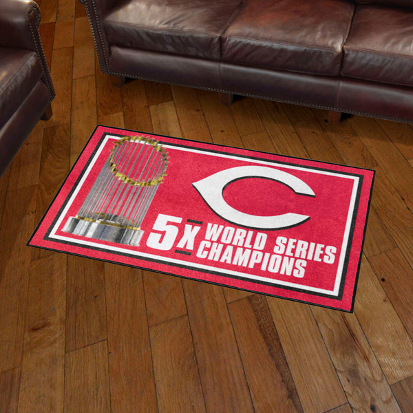MLB - Cincinnati Reds Dynasty 3x5 Rug