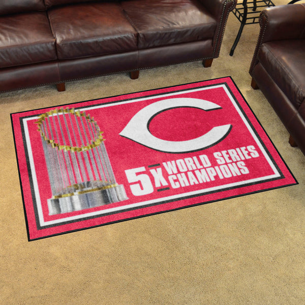 MLB - Cincinnati Reds Dynasty 4x6 Rug