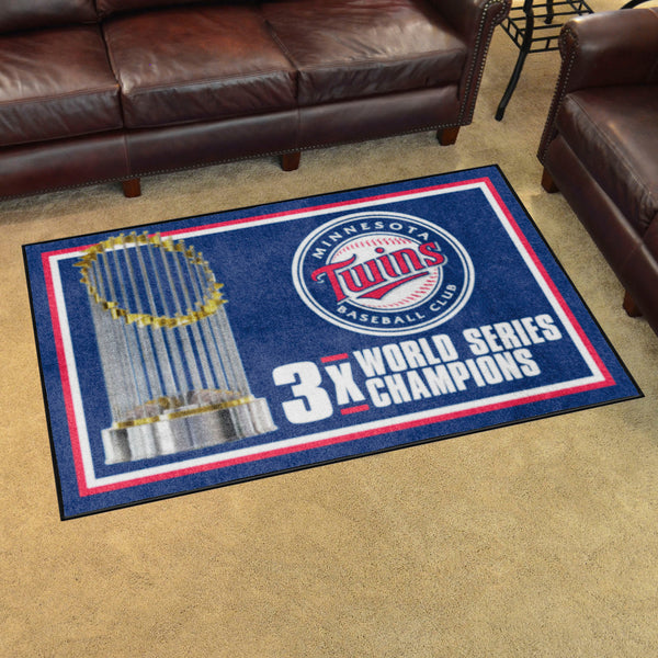 MLB - Minnesota Twins Dynasty 4x6 Rug