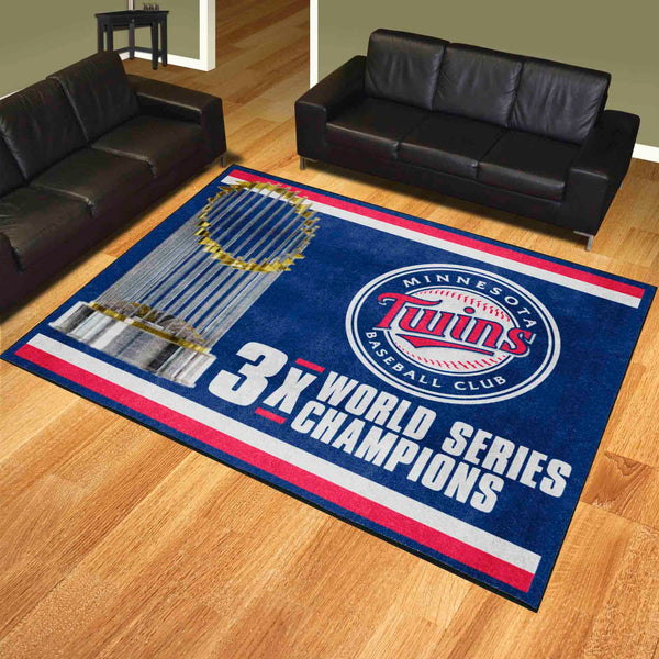 MLB - Minnesota Twins Dynasty 8x10 Rug