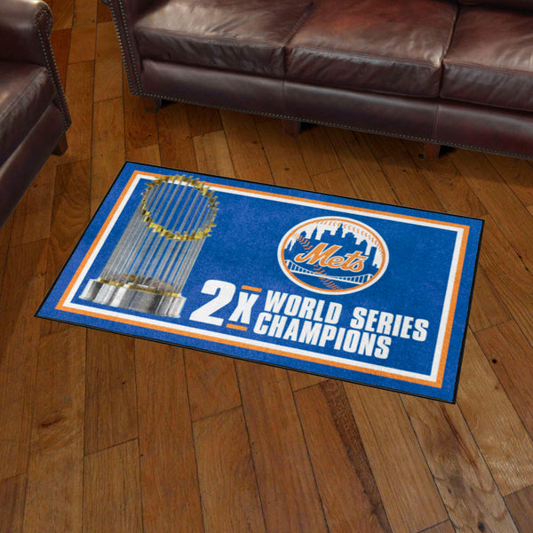 MLB - New York Mets Dynasty 3x5 Rug