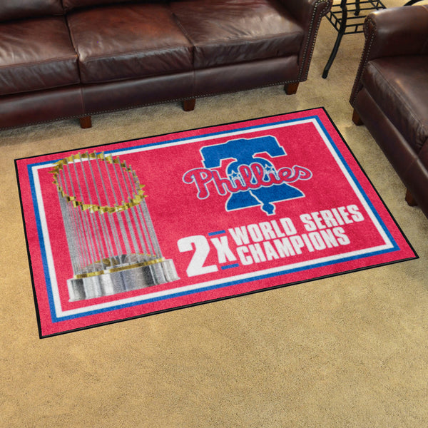 MLB - Philadelphia Phillies Dynasty 4x6 Rug