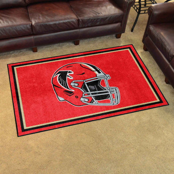 NFLV - Atlanta Falcons 4x6 Rug - Retro