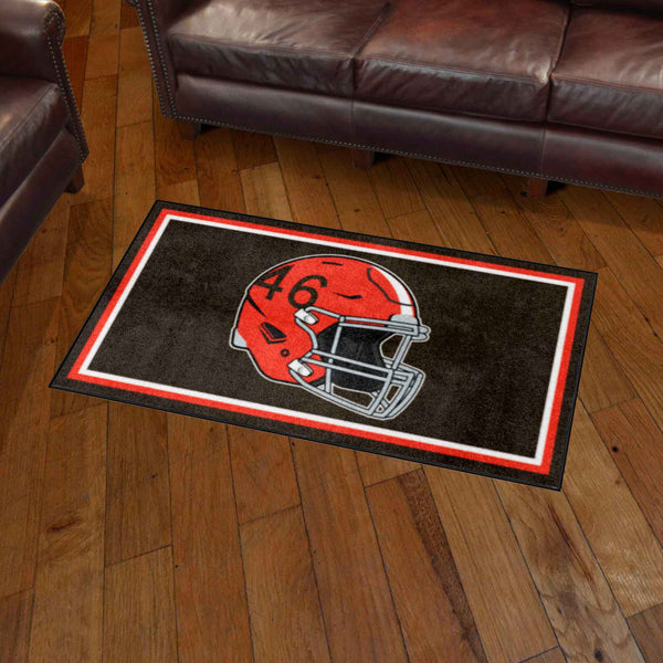 NFLV - Cleveland Browns 3x5 Rug  - Retro