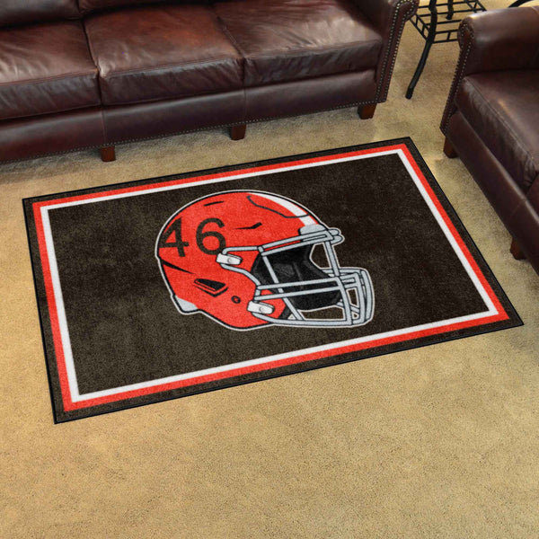 NFLV - Cleveland Browns 4x6 Rug - Retro