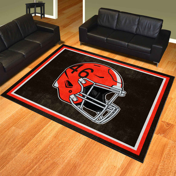 NFLV - Cleveland Browns 8x10 Rug  - Retro