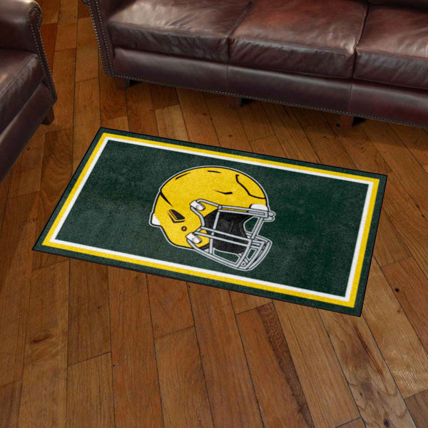 NFLV - Green Bay Packers 3x5 Rug  - Retro