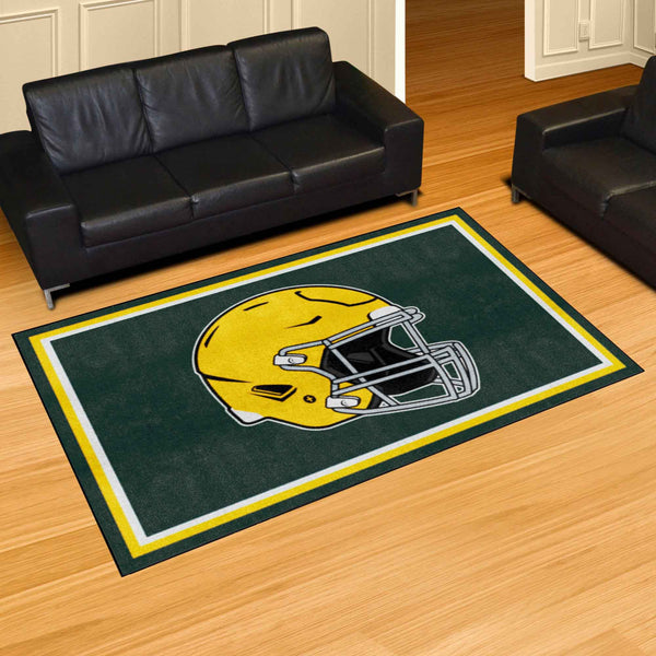 NFLV - Green Bay Packers 5x8 Rug  - Retro