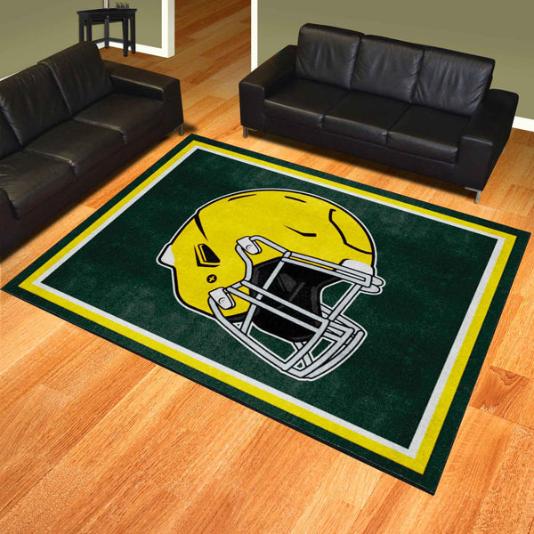 NFLV - Green Bay Packers 8x10 Rug  - Retro
