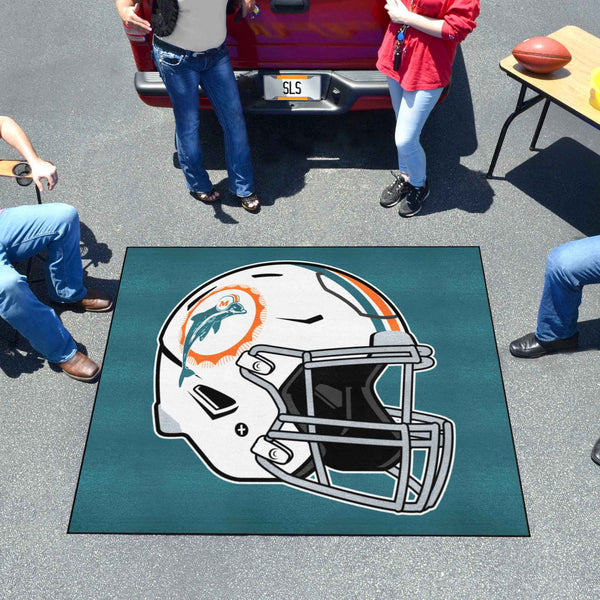 NFLV - Miami Dolphins Tailgater Mat  - Retro