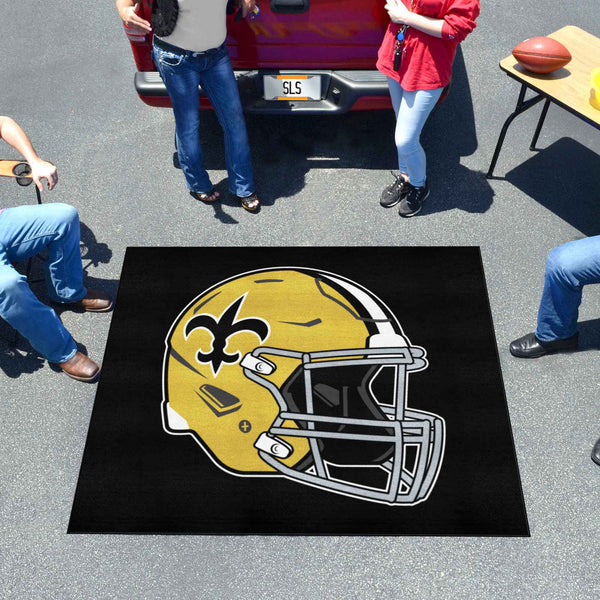 NFLV - New Orleans Saints Tailgater Mat  - Retro