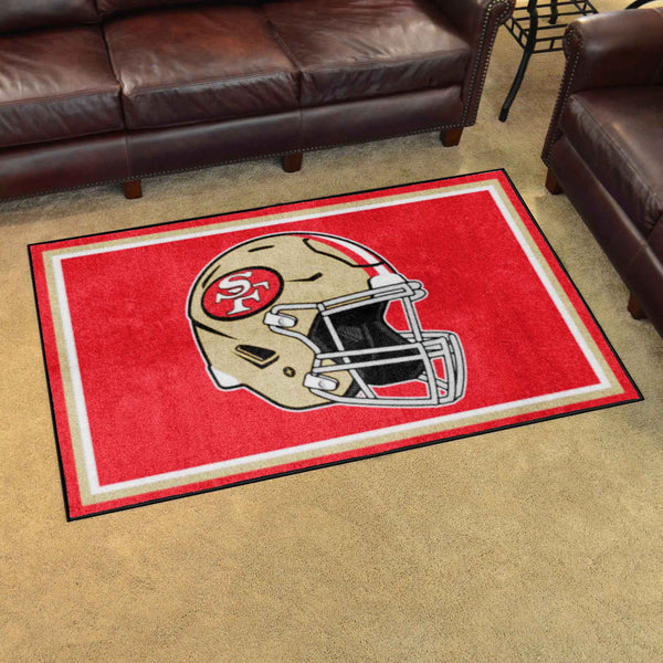 NFLV - San Francisco 49ers 4x6 Rug - Retro