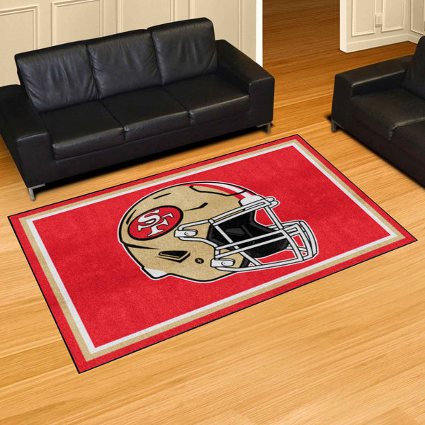 NFLV - San Francisco 49ers 5x8 Rug  - Retro