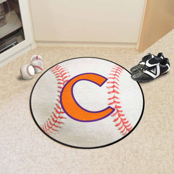 Clemson University Baseball Mat with C Logo