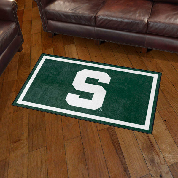 Michigan State University 3x5 Rug with S Logo