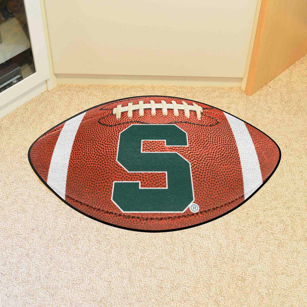 Michigan State University Football Mat with S Logo