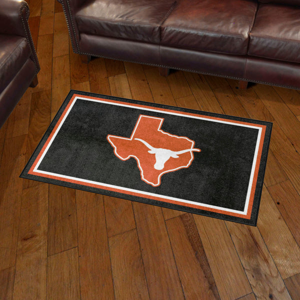 University of Texas 3x5 Rug with Longhorns Symbol Logo