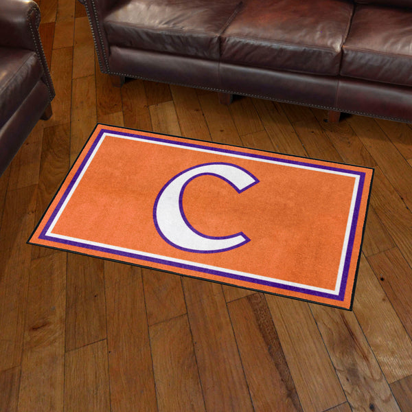 Clemson University 3x5 Rug with C Logo