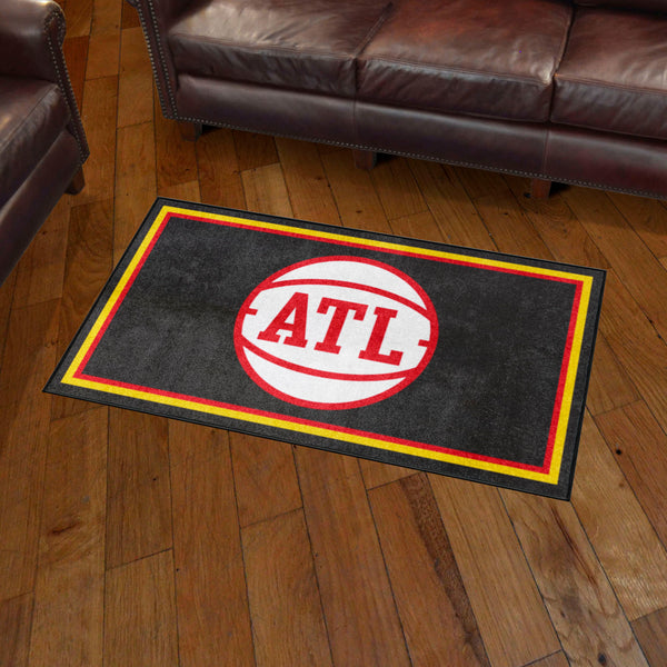 NBA - Atlanta Hawks 3x5 Rug with ATL Logo
