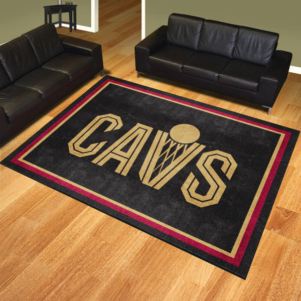 NBA - Cleveland Cavaliers 8x10 Rug with CAVS Logo