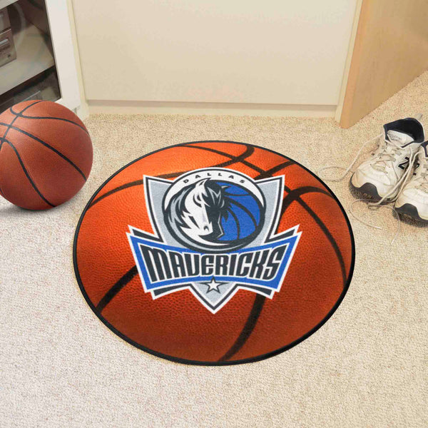 NBA - Dallas Mavericks Basketball Mat with Mavericks Symbol Logo