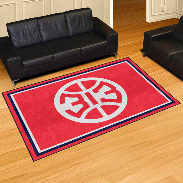 NBA - Detroit Pistons 5x8 Rug with Symbol Logo
