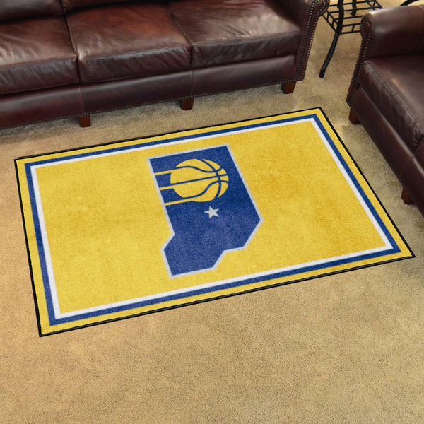 NBA - Indiana Pacers 4x6 Rug with Symbol Logo