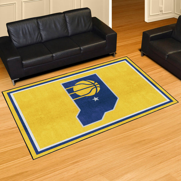 NBA - Indiana Pacers 5x8 Rug with Symbol Logo