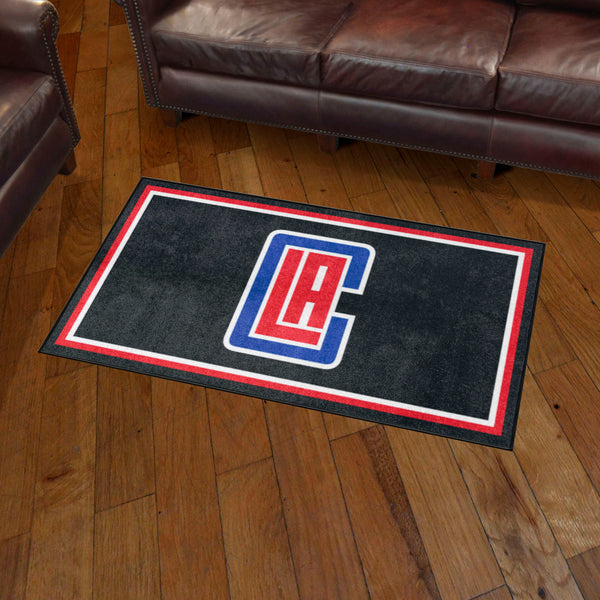 NBA - Los Angeles Clippers 3x5 Rug with LAC Symbol Logo