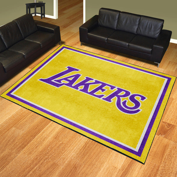 NBA - Los Angeles Lakers 8x10 Rug with Lakers Logo 