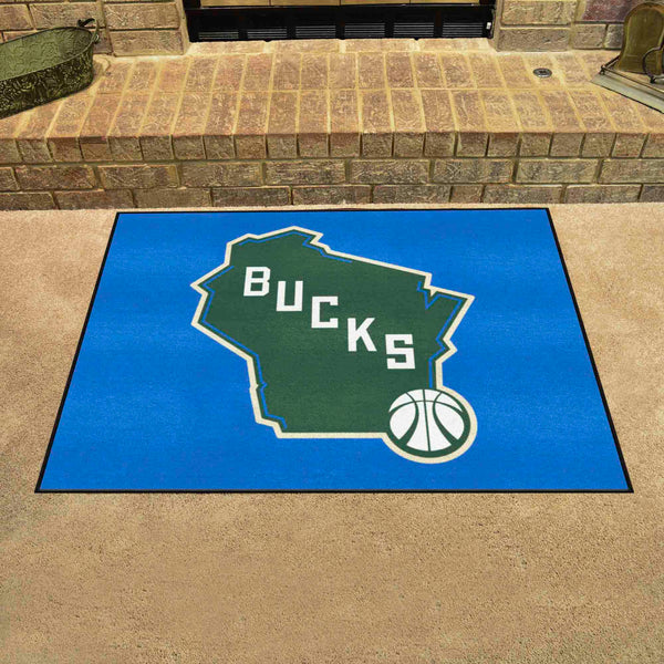 NBA - Milwaukee Bucks All-Star Mat with Bucks Logo
