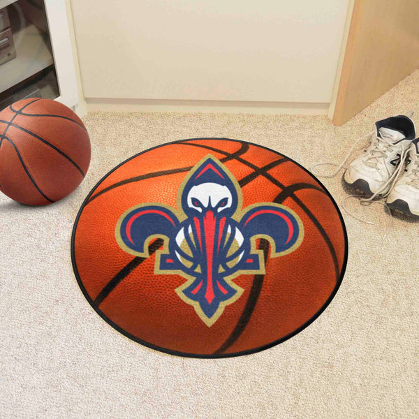 NBA - New Orleans Pelicans Basketball Mat with Symbol Logo