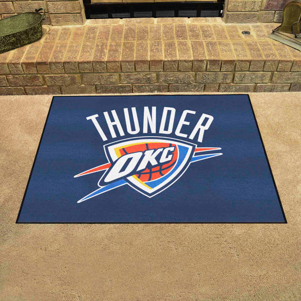 NBA - Oklahoma City Thunder All-Star Mat with Thunder Symbol Logo