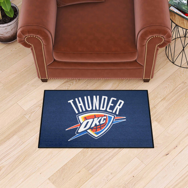 NBA - Oklahoma City Thunder Starter Mat with Thunder Symbol Logo