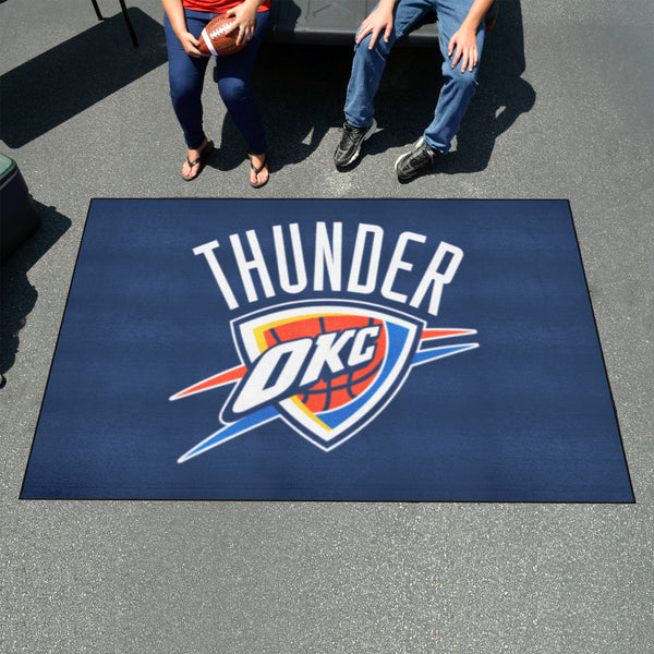NBA - Oklahoma City Thunder Ulti-Mat with Thunder Symbol Logo