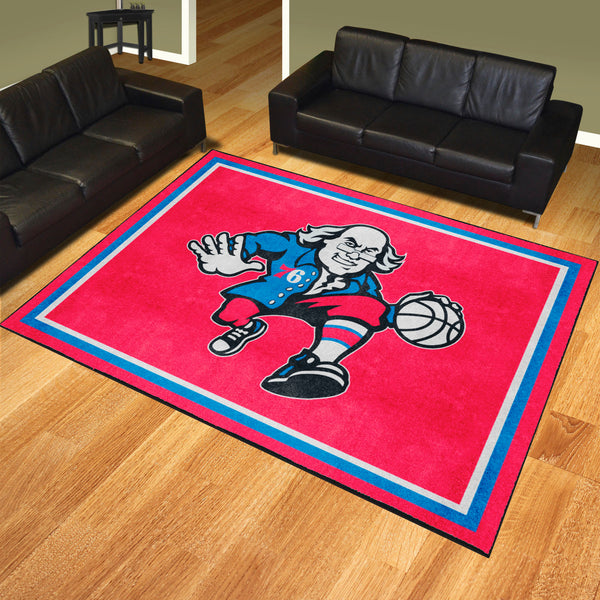 NBA - Philadelphia 76ers 8x10 Rug with 76 & Symbol Logo