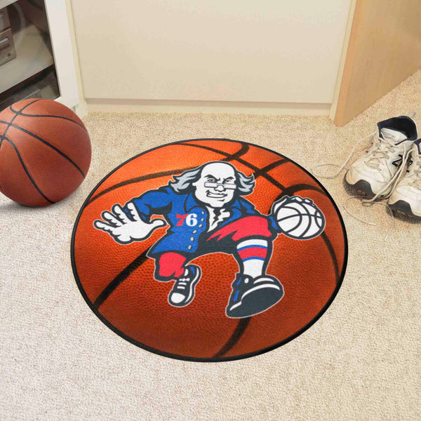 NBA - Philadelphia 76ers Basketball Mat with 76 & Symbol Logo