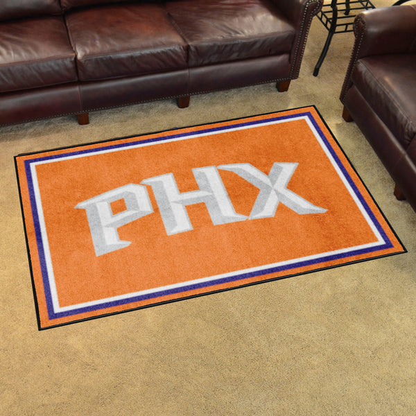 NBA - Phoenix Suns 4x6 Rug with PHX Logo