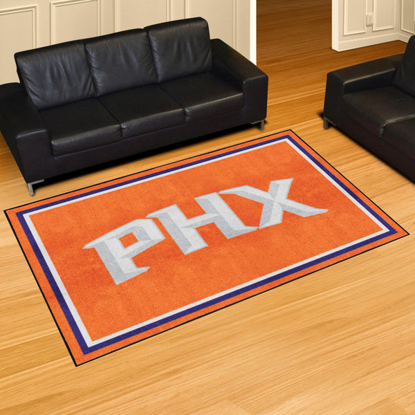 NBA - Phoenix Suns 5x8 Rug with PHX Logo