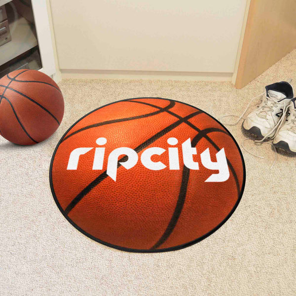 NBA - Portland Trail Blazers Basketball Mat with rip city Logo