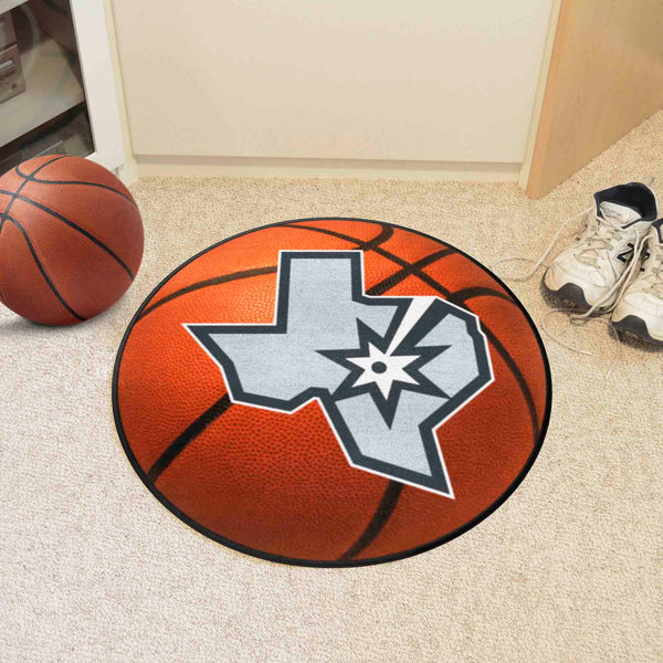NBA - San Antonio Spurs Basketball Mat with Symbol Logo